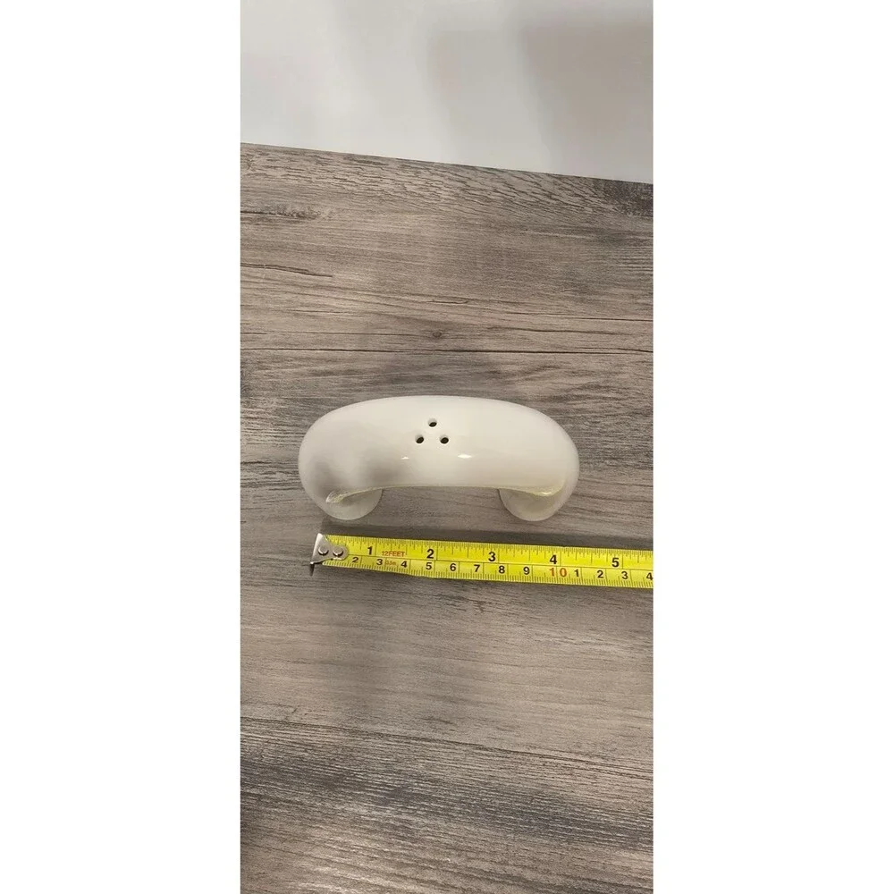 Salt Pepper Shakers Black White Arches. NEW Set Of 2.